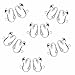 24 Silver Plated Clip on Earring Findings Standard Half Ball with Easy Open Loop for Easy Converting from Standard Ear Wires 12 Pair