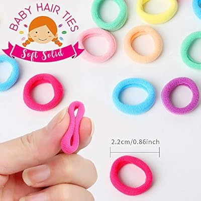 soft baby hair ties