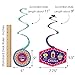 Big Dot of Happiness Happy Diwali - Festival of Lights Party Hanging Decor - Party Decoration Swirls - Set of 40