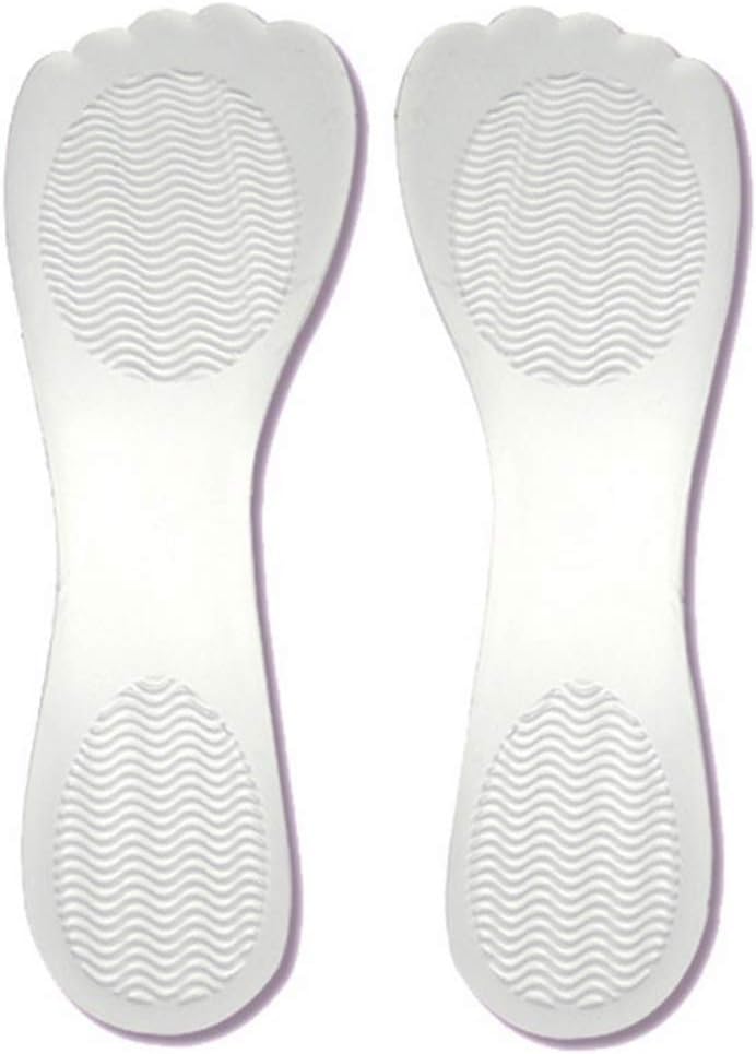 1Pair 21cm/8.3inch Transparent Self-adhesive Anti-friction High Heel Gel Cushions Washable Reusable Stick-on Pads High Heel Pain Relief Insoles Insert Pads Footwear Inserts for Women Girls Foot Care