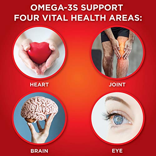 Omega-3 Blend Total Body + Refresh 500mg Softgels, MegaRed (65 count in a bottle), Easily Absorbed Krill Oil, To Support Your Heart, Joints, Brain & Eyes - Thumbnail 3