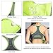 FITIBEST Sport Suits High Impact Sports Bra Yoga Pants Gym Outfits Breathable Exercise Bra and Leggings for Women (L, Green)