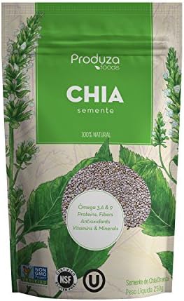 ORGANIC White Chia Seeds 8oz - Premium White - Kosher, Gluten Free, NON GMO Certified