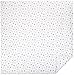 Amazon Brand – Pinzon Cotton Flannel Duvet Cover - Queen, Falling Snowflake Blue