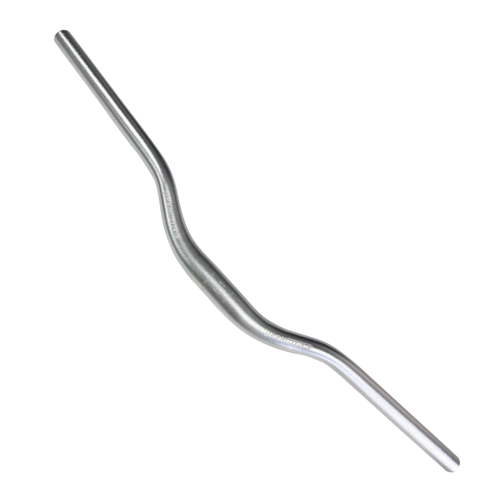 UPANBIKE Cycling MTB Mountain Bike Bicycle Extra Long Handlebar 31.8mm 700mm Riser Bar (Silver)