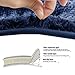 MAYSHINE Bath Mat Pedestal Set and 2 Piece Toilet Bathroom Rug Non Slip Machine Washable Soft Microfiber - Dark Blue 20x31 20x20U Inches
