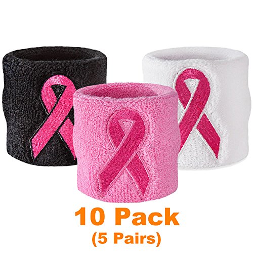 Suddora Pink Ribbon Wristbands - Bulk Breast Cancer ...