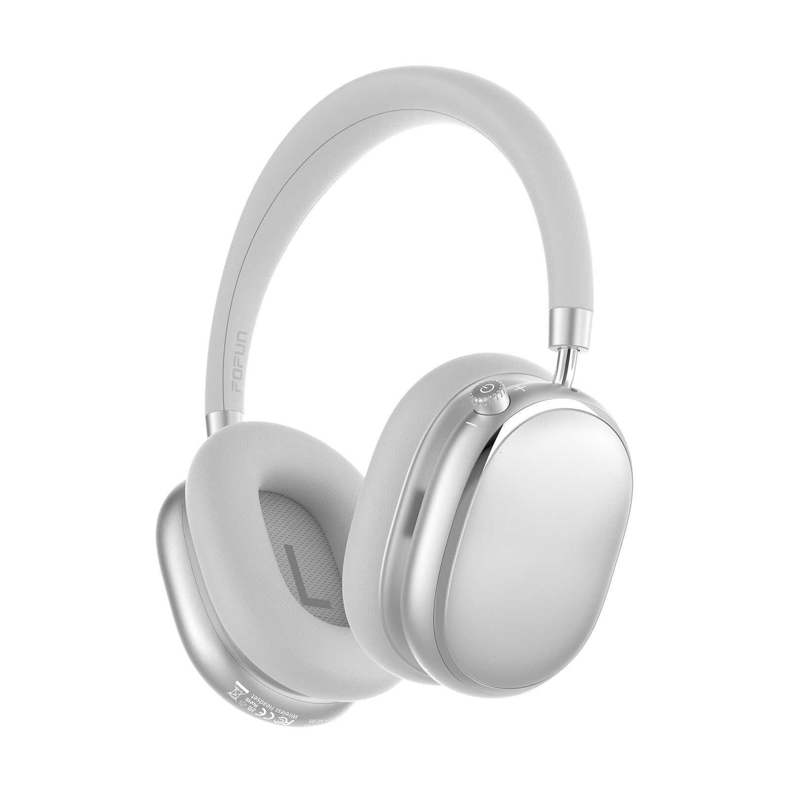 Photo 1 of FOFUN NC95 Hybrid Active Noise Cancelling Headphones with Knob Control, 65H Playtime Over Ear Headphones Wireless Bluetooth 6.0, App Control, Hi-Res Audio, Comfort Fit, Clear Calls for Travel/Workout