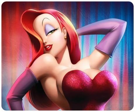 Jessica Rabbit oblong mouse pad by eggcase
