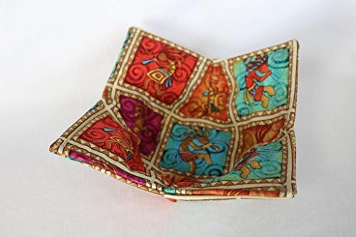 Microwave Bowl Cozy Bowl Potholder Reversible Kokopelli