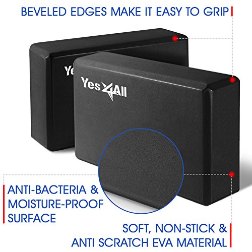 image for Yes4All Yoga Brick / Yoga Block 9x6x3 for Exercise, Pilates, Workout, 