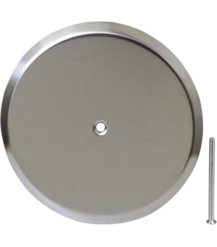1843 - 6" Stainless Steel Cleanout Cover Plate