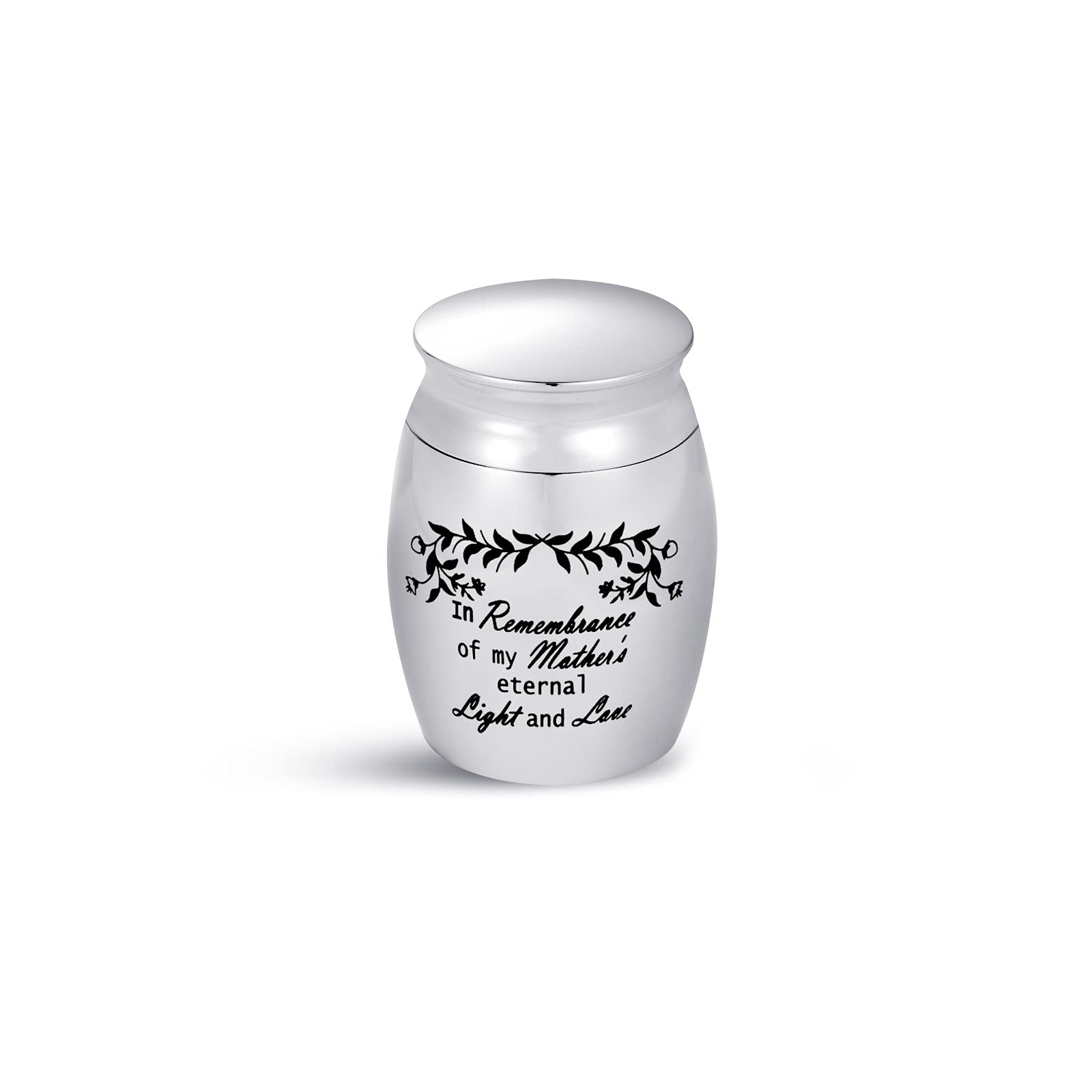 Mini Cremation Urn for Mum Ashes Mom Cremation Memorial Holder In Remembrance of my Mother's Eternal Light and Love Family Mother