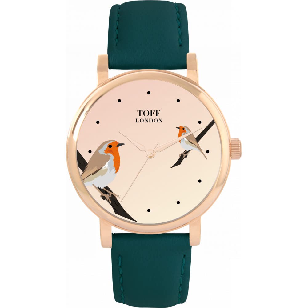 Toff London Ladies Robins Bird Watch
