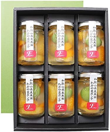 ふみこ農園 ギフト お菓子 スイーツ 洋菓子 ギフト わかやまポンチ 6個入 みかん 果物 フルーツゼリー 和歌山県産 (通常)