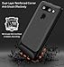 SunRemex LG G8 ThinQ Case,LG G8 Case, Carbon Fiber Shock Resistant Brushed Texture with Anti-Fingerprint and Anti-Slip Design Phone Protective Cover Case for LG G8 ThinQ (Black)