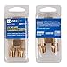 WYNNsky 2 Pieces 1/4 NPT Brass Tee Fittings, 2 Pieces 1/4 Inch Hose Barb with 1/4 Inch MNPT Threads, 4 Pieces Brass Pipe Fittings