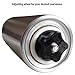 Chinu CG-J18 Manual Coffee Grinder Conical Burr Mill, Stainless Steel, 40 Gram Capacity
