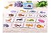 Baby Infant 32pcs Flash Card Jigsaw cognition Puzzle Shape Matching Puzzle Cognitive Learning Early Education Card Learning Toys in a Box - Animal