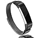 AK for Fitbit Alta HR Bands Milanese Stainless Steel Small Large Magnetic Closure, Adjustable Alta HR/Alta Accessories Metal Bands Straps for Fitbit Alta HR 2017/ Fitbit Alta 2016 (Black, Small)