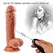 Realistic Dildo with 360° Rotation 8 Powerful Vibrations, PALOQUETH Vibrating Dildo for Women with 30ft Remote Control,7.8 Inch Ø 1.4 Strong Suction Cup,IPX 7 Waterproof