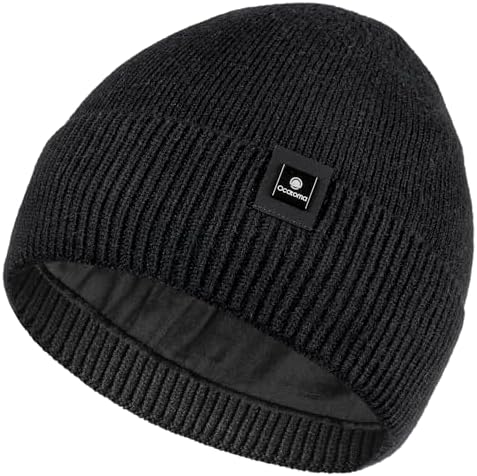 Oversize XXL Winter Beanie Hat for Men Women, Wool Warm Knit Hats