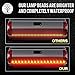 JUNEVEN 60 Inches Tailgate Light Bar Double-Row LED light Strip Brake Running Turn Signal Reverse Tail Lights for Trucks Trailer Pickup Car RV VAN Jeep Towing Vehicle,Red White,No-Drillthumb 3