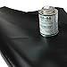 Tarp Repair Kit: 2'x2' Black Tarp Patch and Vinyl Cement