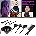 Walmeck 8pcs Hair Dyeing Tool Hair Coloring Kit Salon Dyeing Brush Comb Bowl Sectioning Clips Set Black Hairdressing Tool