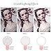 GHodec Selfie Ring Light,Surper Bright Small Clip-on Camera Light, Photography Light Compatible with iPhone,Phone,Sumsung Galaxy,Makeup (Pink)