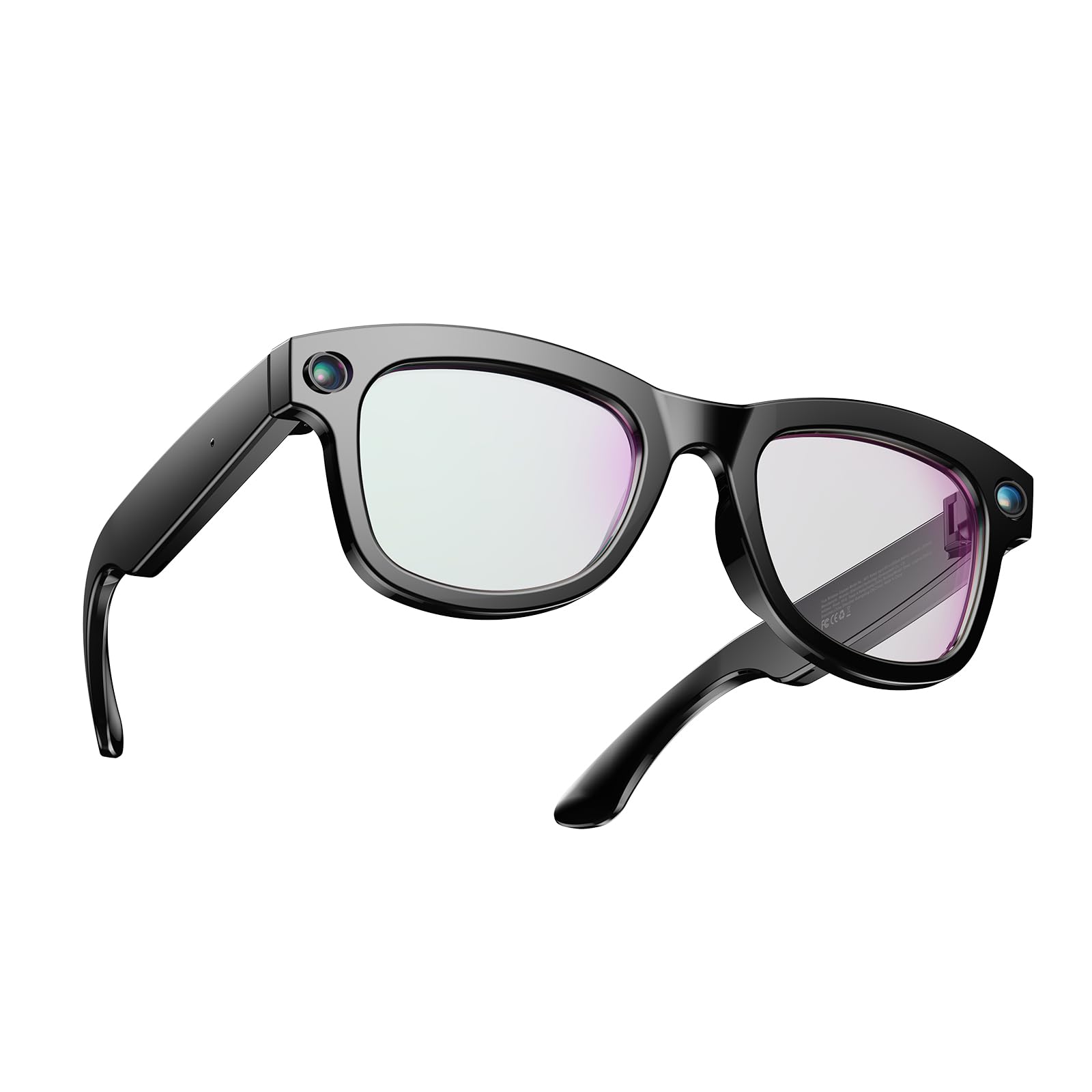 Photo 1 of QxzPower 1080P HD AI Smart Camera Glasses, 8MP Camera Bluetooth 5.4 Recording Glasses, Dual Mic ENC Noise Reduction, Blue Light Filtering Lenses, Video Glasses with Men and Women, M01Pro White