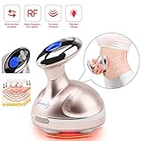 4 in 1 Body Shaping Massager Radio Frequency Device Red Light Vibration Weight Loss Machine RF Warm Sliming Massager with Smart LCD Display