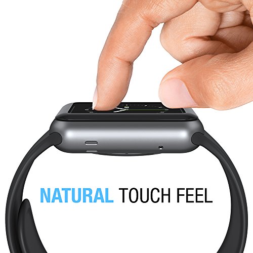 Apple Watch Glass Screen Protector 42mm (Series 2 3 Only) 3D Full Coverage (2-pack)