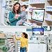 SSA Large Digital Picture Frame 21.5 Inch with Hu Motion Sensor LCD Advertising Player with 1080P High Resolution LCD AV HDMI Input VESA with Wall Mount 1080P (Include 32GB USB Stick)thumb 4