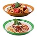Primrose Colorful Pasta Bowls by Madero Kitchen - Set of 6 PREMIUM Ceramic Pasta Bowls - 9.3 Inches - 100% Secure Packaging - BEAUTIFUL DESIGN and 6 DIFFERENT COLOURS! Also individual items available.
