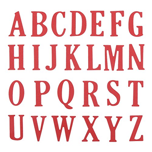 SaroraAlphabet Cutting Dies Stencil DIY Scrapbooking Embossing Album Paper Card Craft