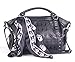 Leather Black Large Skull Studded Handbag and Tote Purse Fashion for Women Ladies Girls Crossbody Shoulder on Sale