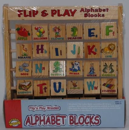 flip flop alphabet blocks
