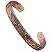 Wollet 99.9% Pure Copper Magnetic Bracelet for Women Men with Magnets Adjustable Jewelry Gift