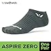 Swiftwick Zero Aspire Socks (Medium, Gray)