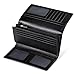 JEEBURYEE RFID Blocking Wallet for Women Large Capacity Genuine Leather Clutch Wallet Card Holder Long Ladies Trifold Wallet Purse Black