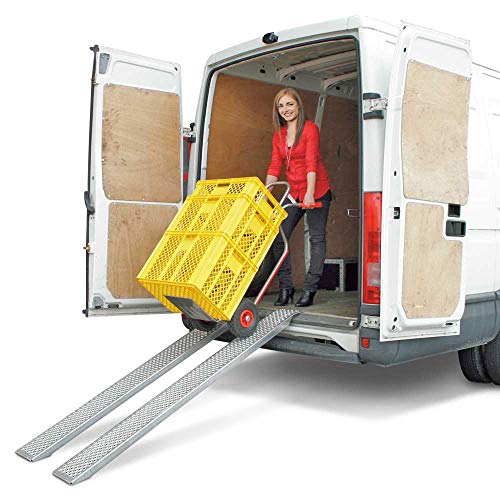 Alu-Auffahrrampe (Paar), gerade, LxB 2000x200 mm, Tragkraft 400 kg/Paar – Bild 3