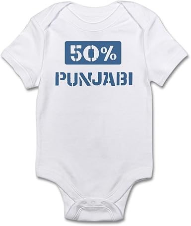 Amazon Com Cafepress 50 Percent Punjabi Cute Infant Bodysuit Baby