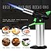 Butane Torch, Culinary Cooking Torch, Refillable Kitchen Blow Torch with Adjustable Flame and Safety Lock for Cooking, Camping, Creme Brulee, Dabs, Soldering, Jewelry, Blazing