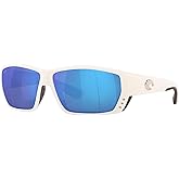 Costa Del Mar Sunglasses for Men - Tuna Alley Mens Polarized Sunglasses - Fishing, Boating & Beach UV Protection Size 62 580G
