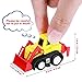 TOYMYTOY Pull Back Vehicles, 12-Pack Mini Construction Vehicles Race Car Toy Trucks for Kids Toddlers Boys Girls Pull Back and Go Car Toy Play Set
