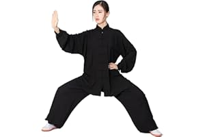 Women's Men's Soft Cotton Tai chi Suit Kung fu Wushu Martial Arts Uniform Wing Chun Jacket Pants