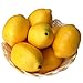 Gresorth 8pcs Artificial Lifelike Simulation Yellow Lemon Fake Fruit Home Kitchen Cabinet Decoration Food Model