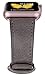 JSGJMY Compatible with Iwatch Band 38mm 40mm 42mm 44mm Women Men Genuine Leather Replacement Strap Compatible with Series 4/3/2/1 Sport Edition (Taupe with Rose Pink Clasp, 42mm 44mm M/L)