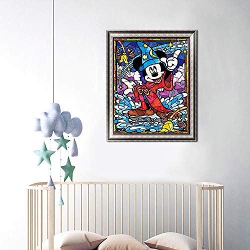 1 Painting+Rhinestone+Embroidery+Paintings+12x16inch